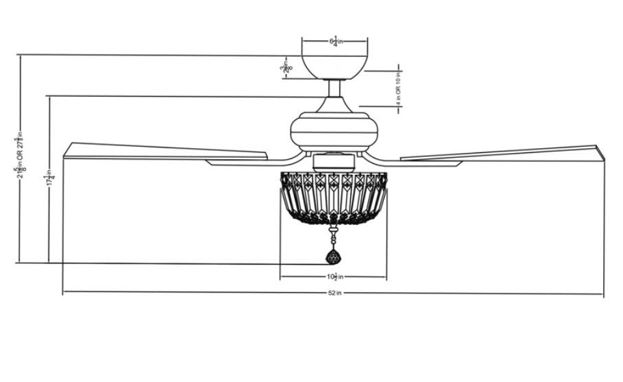 Amboise 52'' Ceiling Fan with Light Kit thumbnail 3