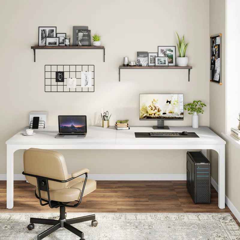 Alyzia Metal Base Computer Desk thumbnail 5