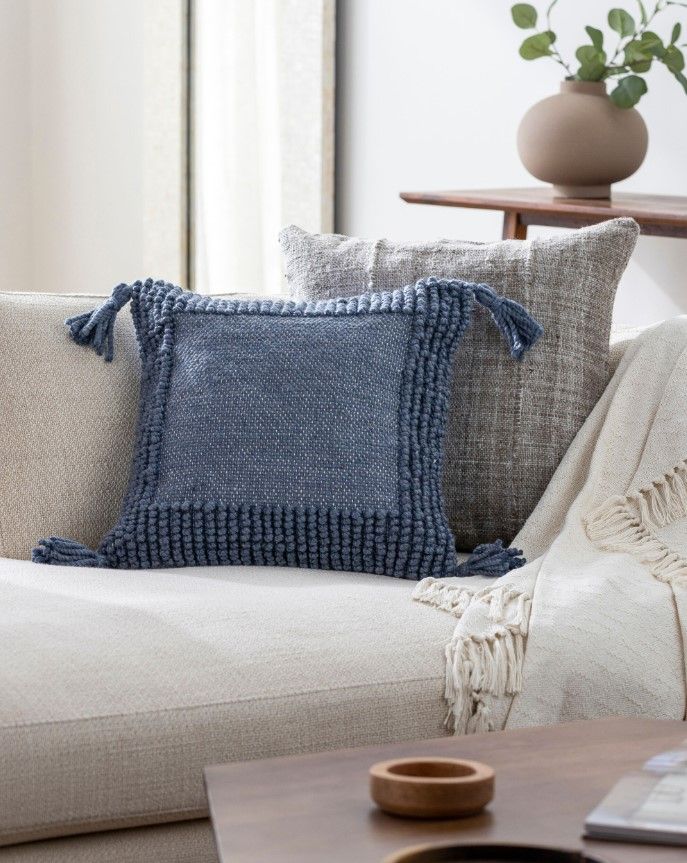 Oceana Tassel Pillow - 18 x 18 thumbnail 2