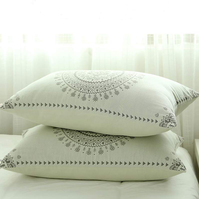 Mandala Cotton Pillow Cover Button Pillowcases thumbnail 4