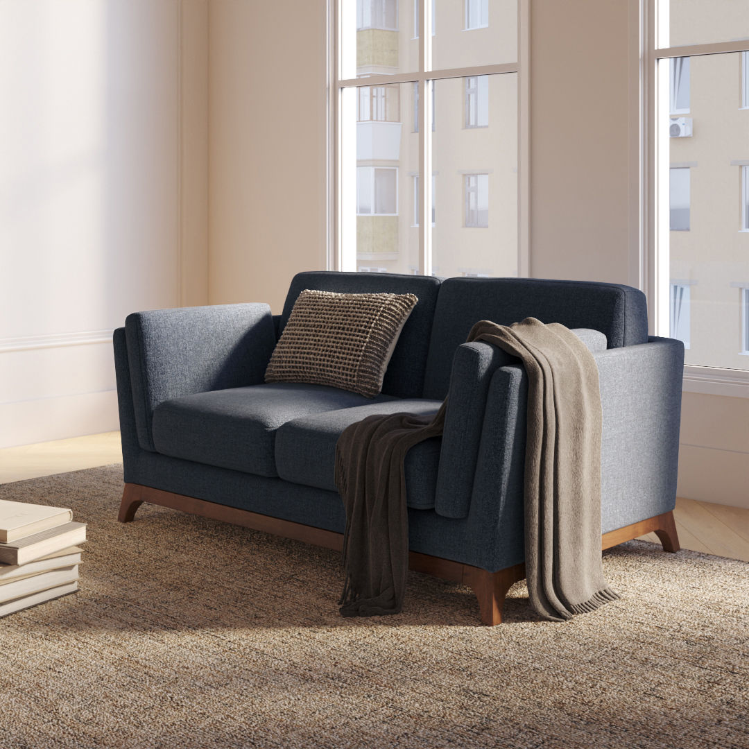 Ceni Loveseat - Denim Blue thumbnail 2