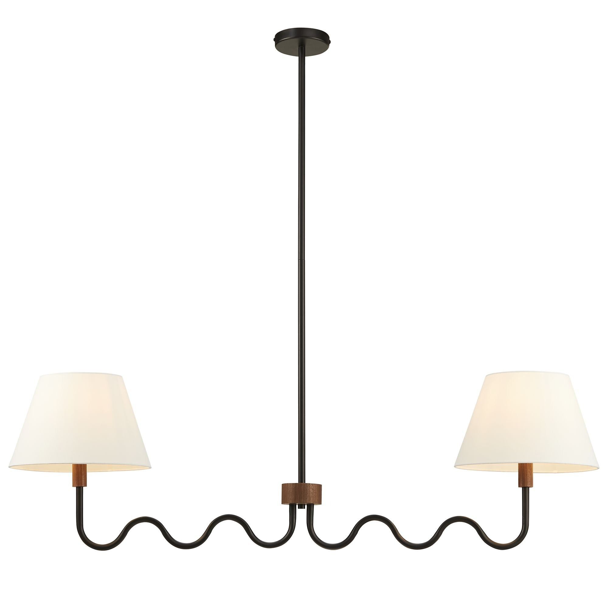Swiggy 2-Arm Pendant Light - Walnut Black thumbnail 3