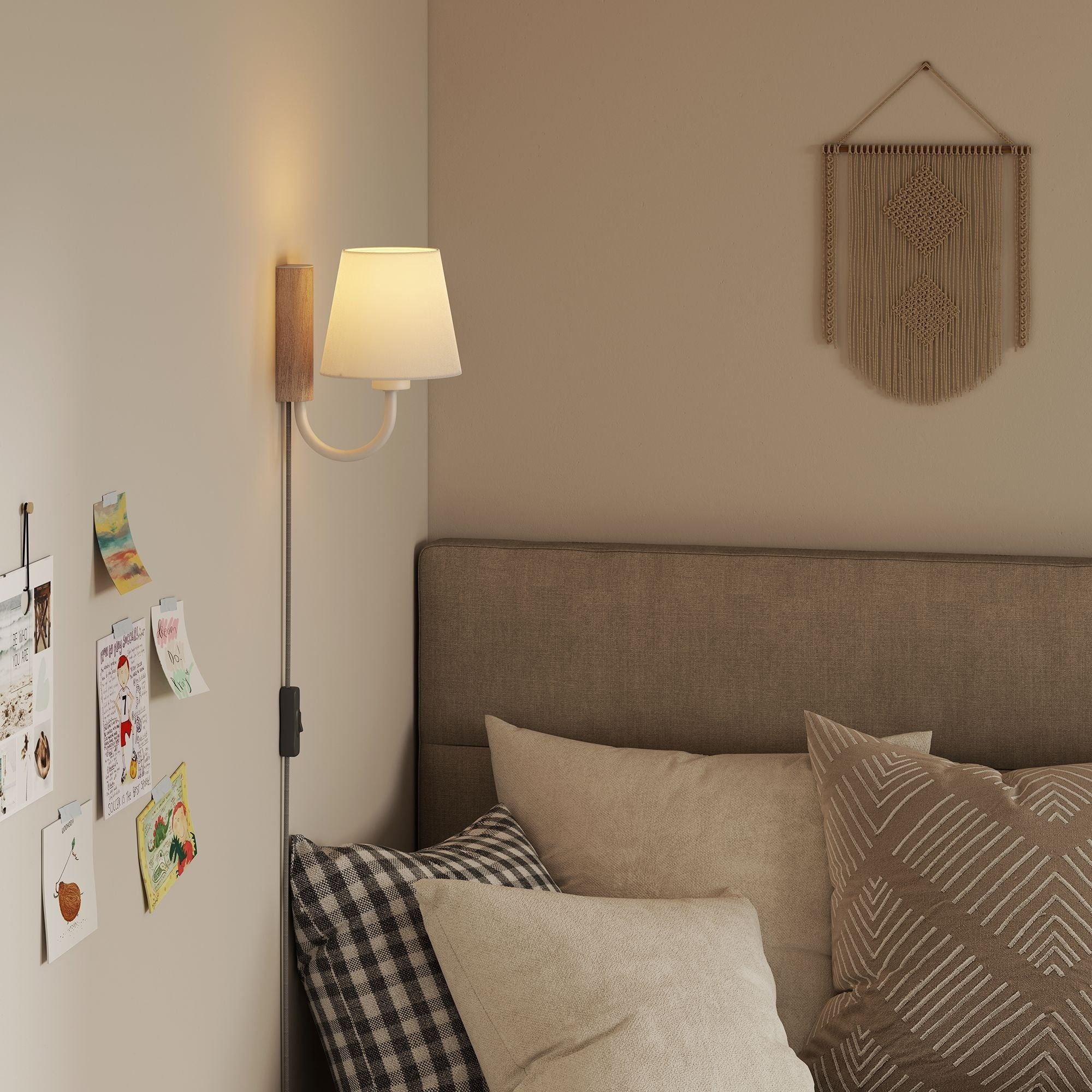 Swiggy Swivel Wall Sconce - Natural White thumbnail 2
