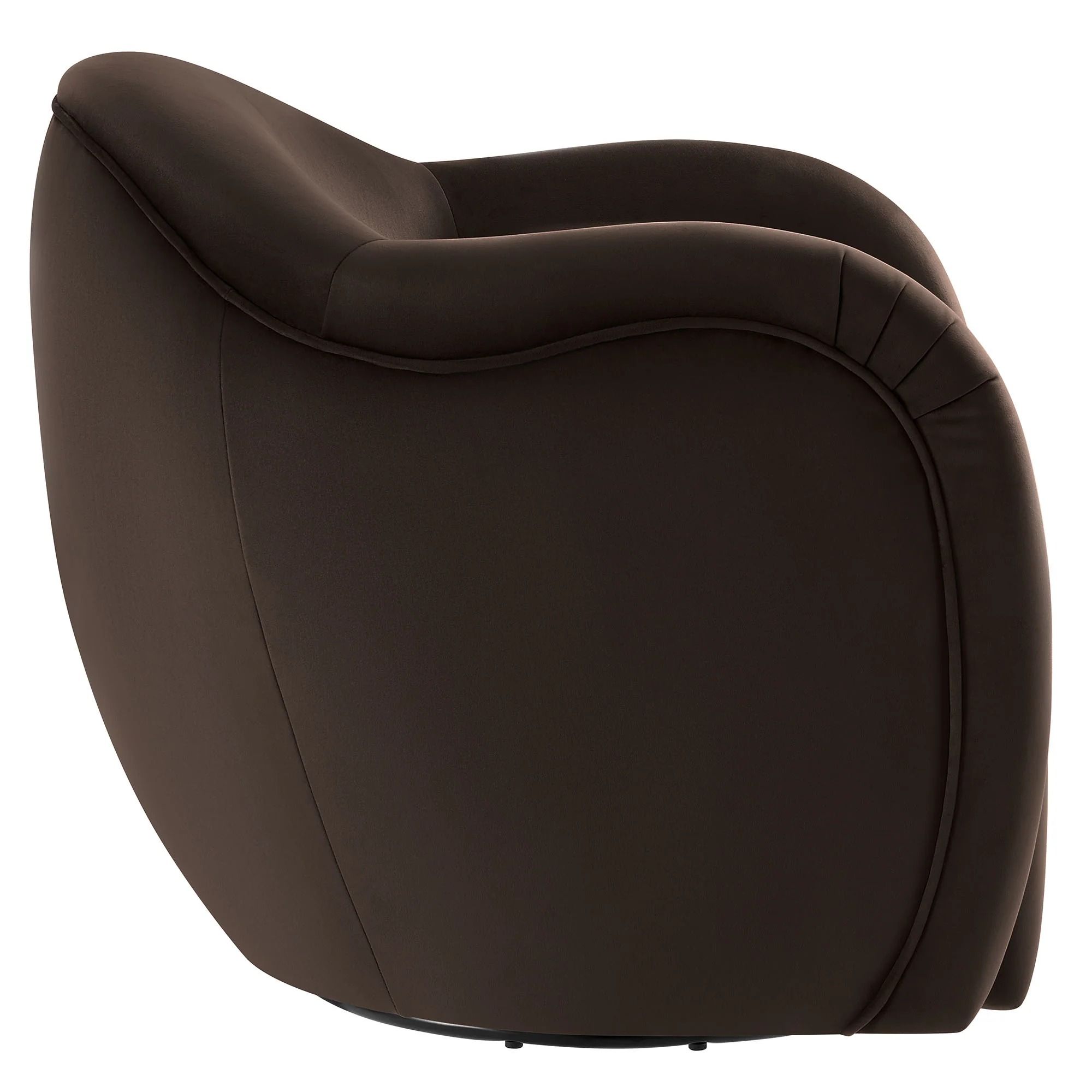 Kea Brown Swivel Armchair thumbnail 4