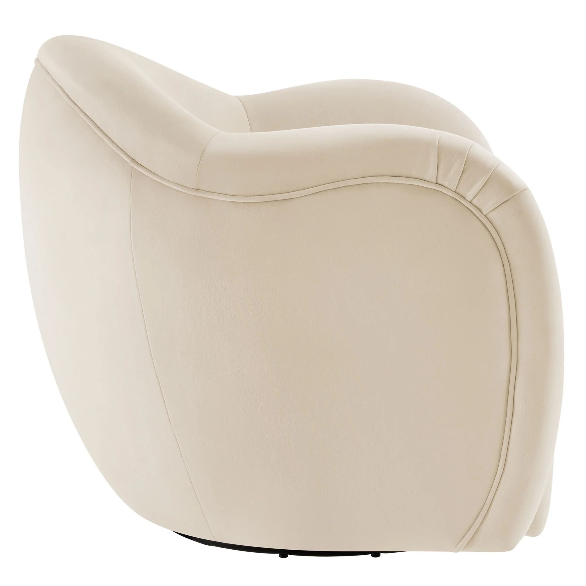 Kea Cream Swivel Armchair thumbnail 4