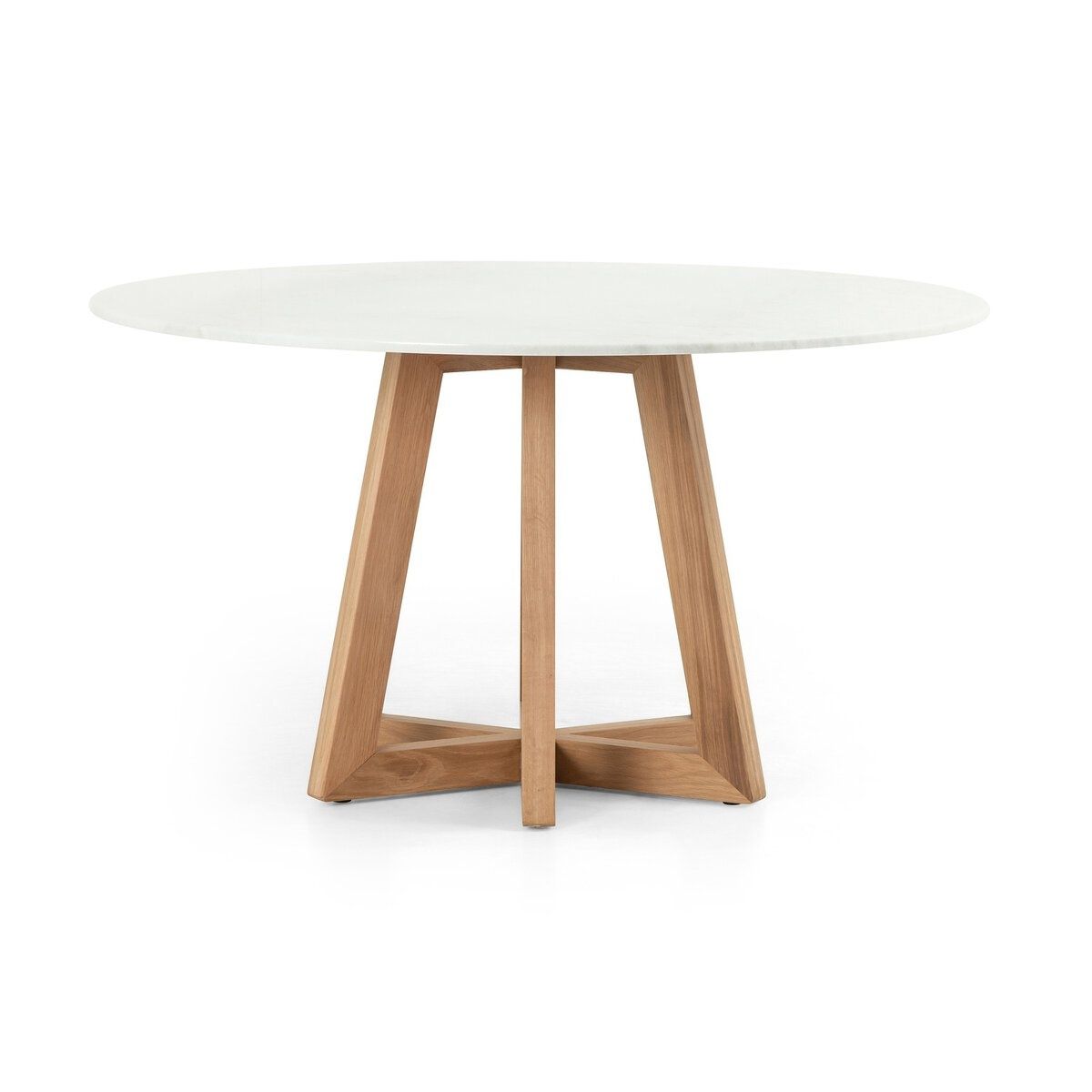 Creston Round Marble Dining Table thumbnail 3