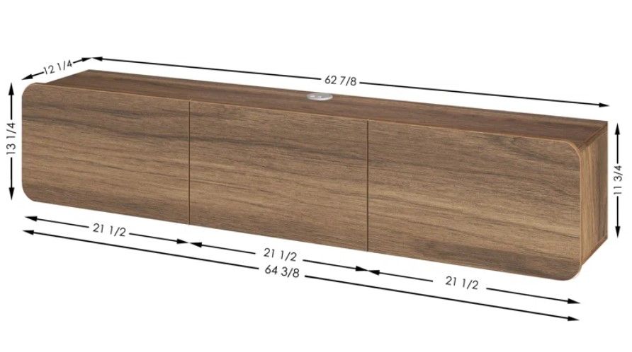 Callysta Floating TV Stand Up to 78" thumbnail 5