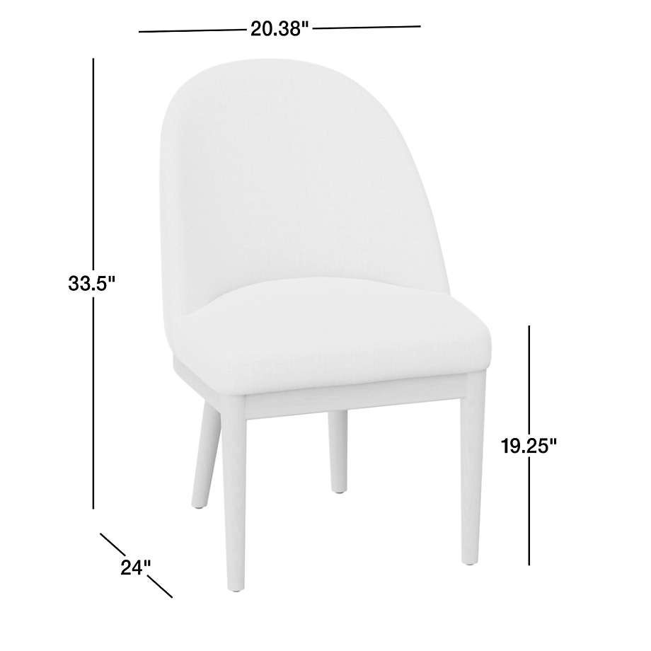 Ana Olive Green Velvet Dining Chair with Natural Legs thumbnail 3