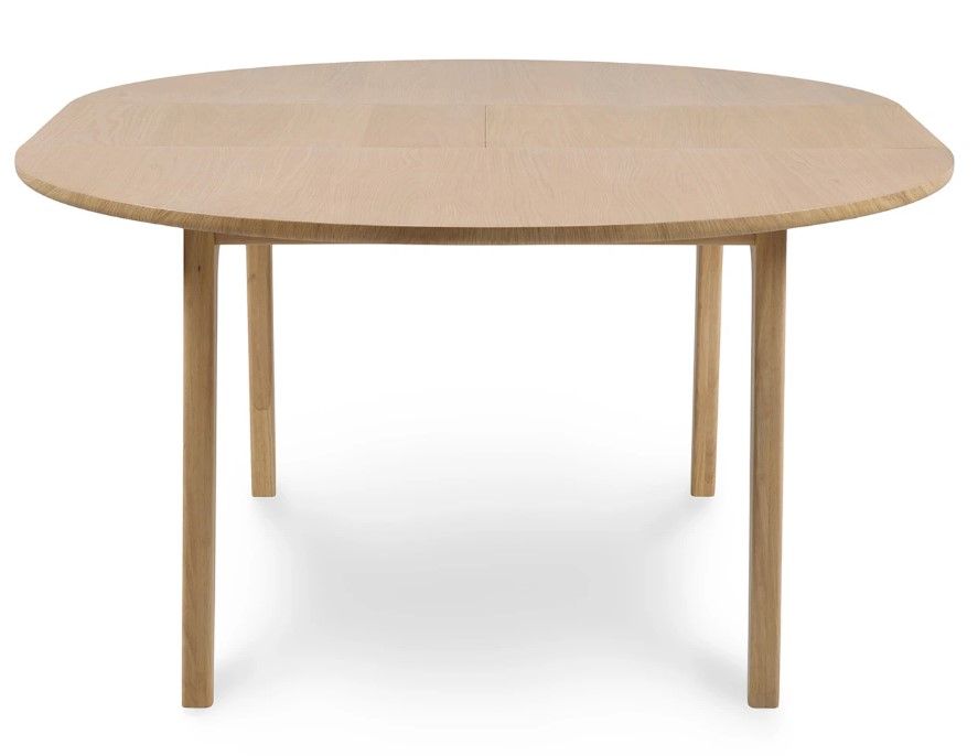 Plumas White Oak Dining Table for 6 Extendable thumbnail 2