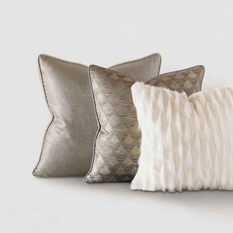 Halo Jadis Snow Square Pillow Cover and Insert-27"x27" thumbnail 5