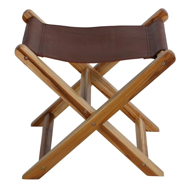 Vukasin Solid Wood Accent Stool thumbnail 2