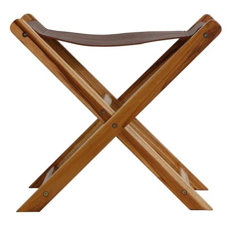 Vukasin Solid Wood Accent Stool thumbnail 3