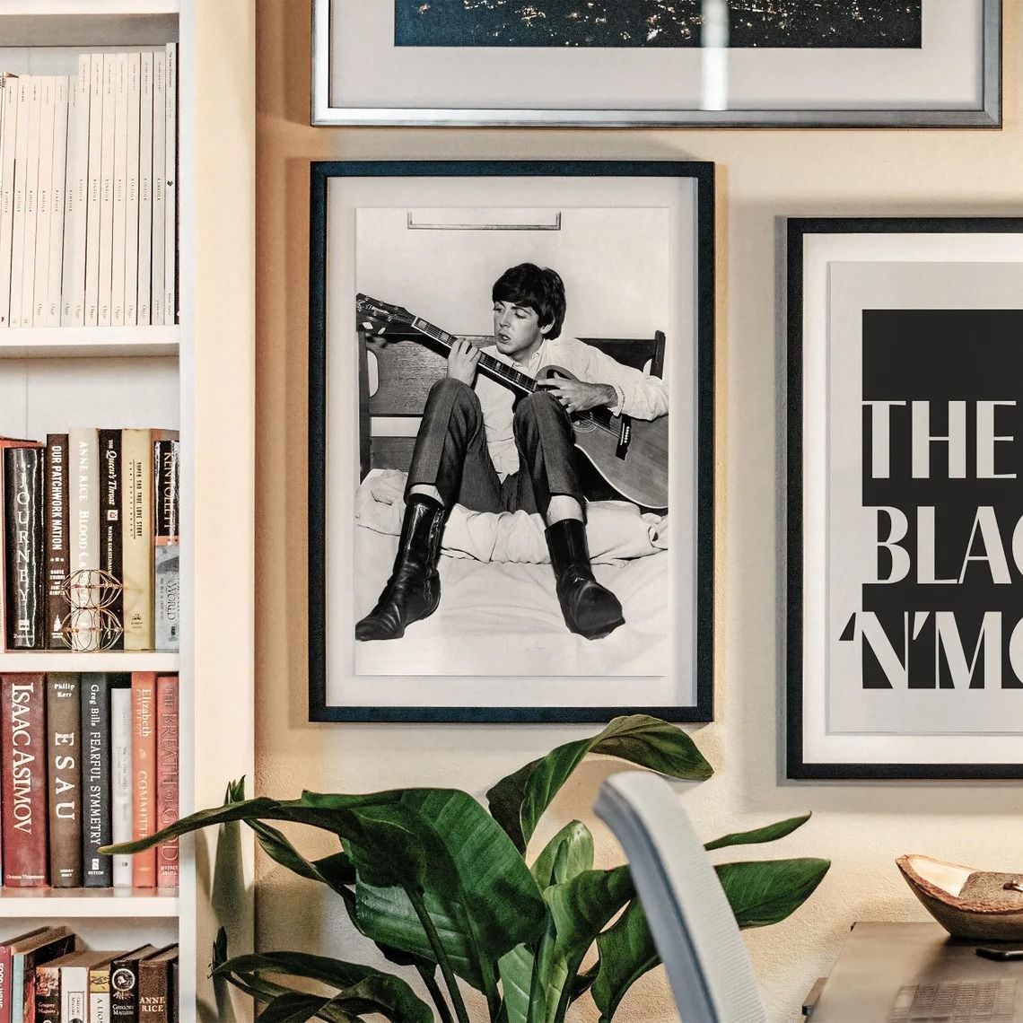Paul McCartney Posters Black and White Wall Art 28x40 thumbnail 2