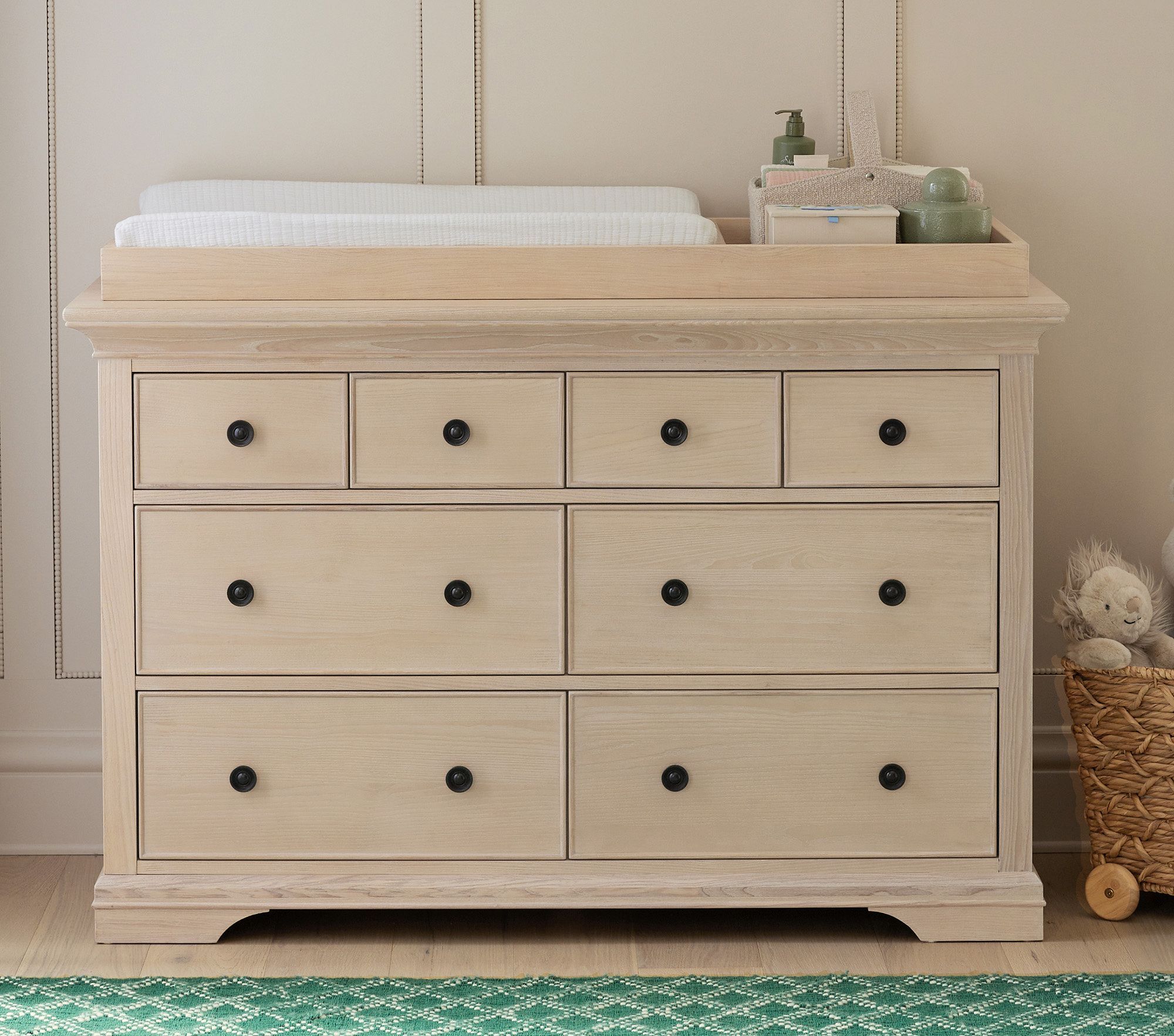 Larkin Extra-Wide Dresser And Topper Set thumbnail 2