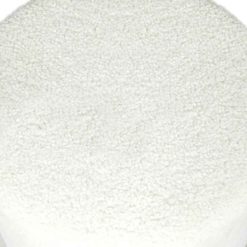 Teddy Fleece Round Ottoman With Stroage thumbnail 8