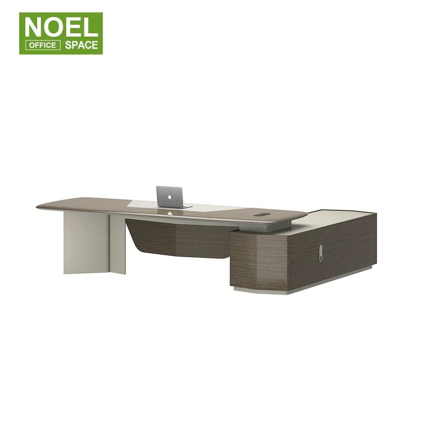 Daily MFG L Customizable Modern Comfort Executive Desk thumbnail 2