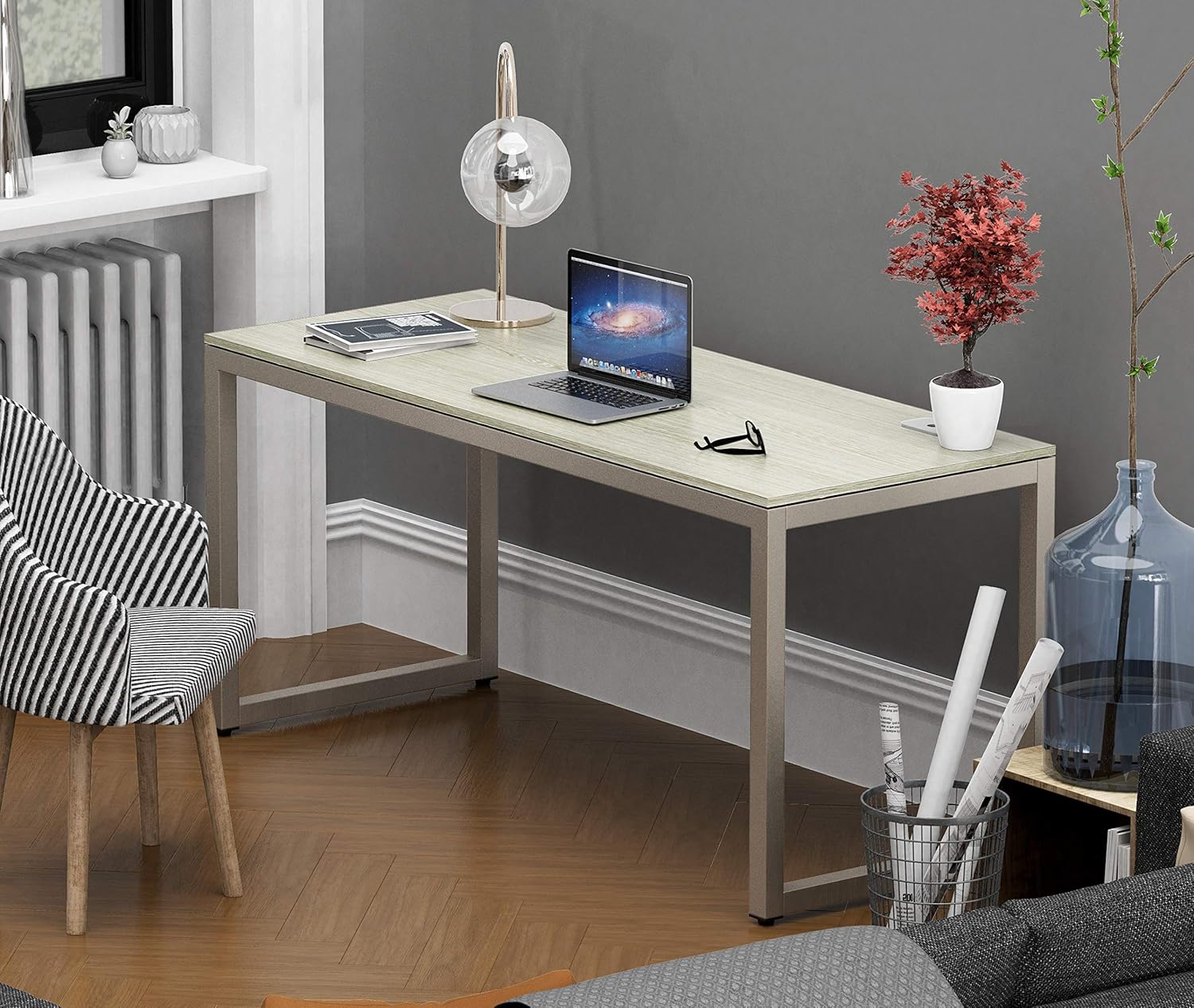 SHW Home Office Large Computer Desk thumbnail 2