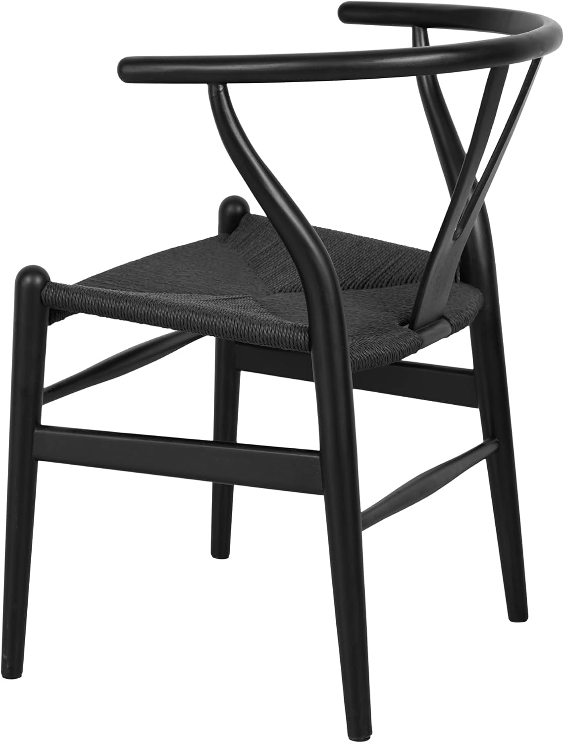 Tomile Wishbone Chair Solid Wood Y Chair Mid-Century Armrest Dining Chair- Set of 2 thumbnail 3