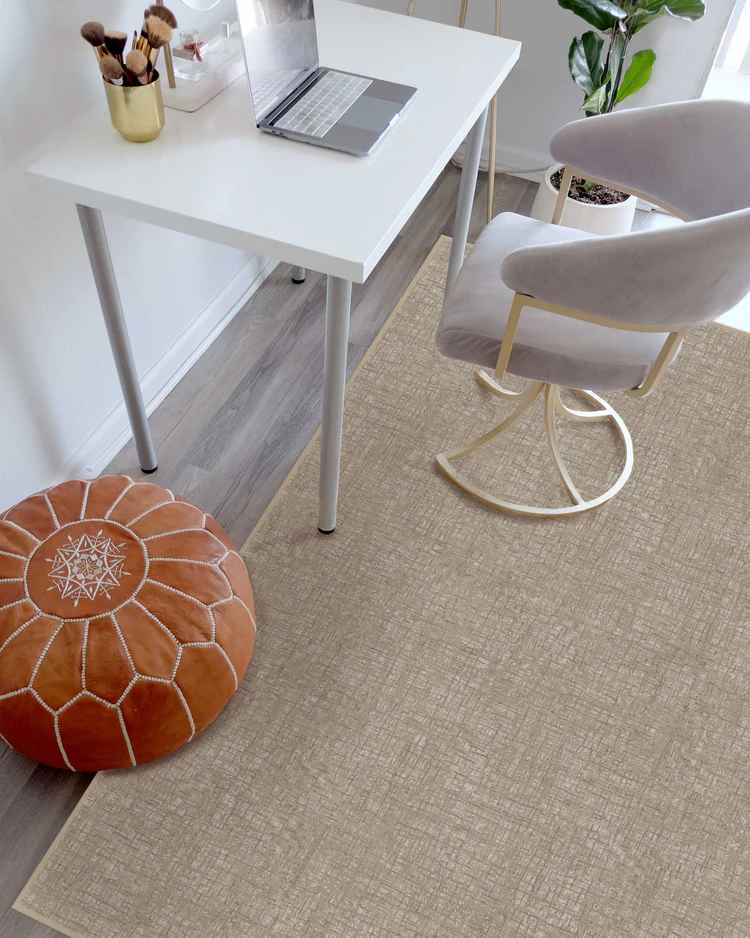 Crosshatch Natural Rug-5'x7' thumbnail 3