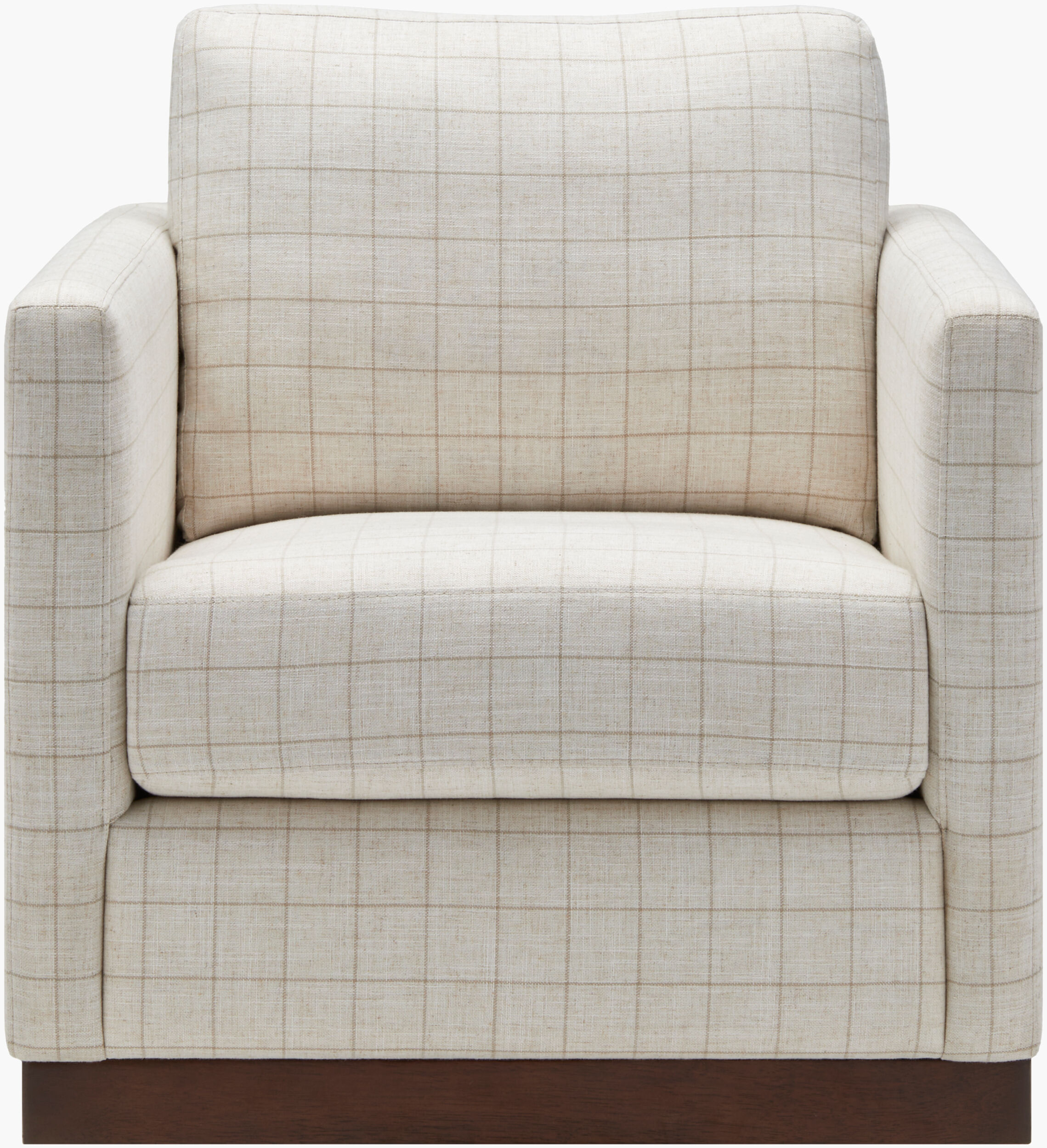 Grid Swivel Chair Cream thumbnail 2