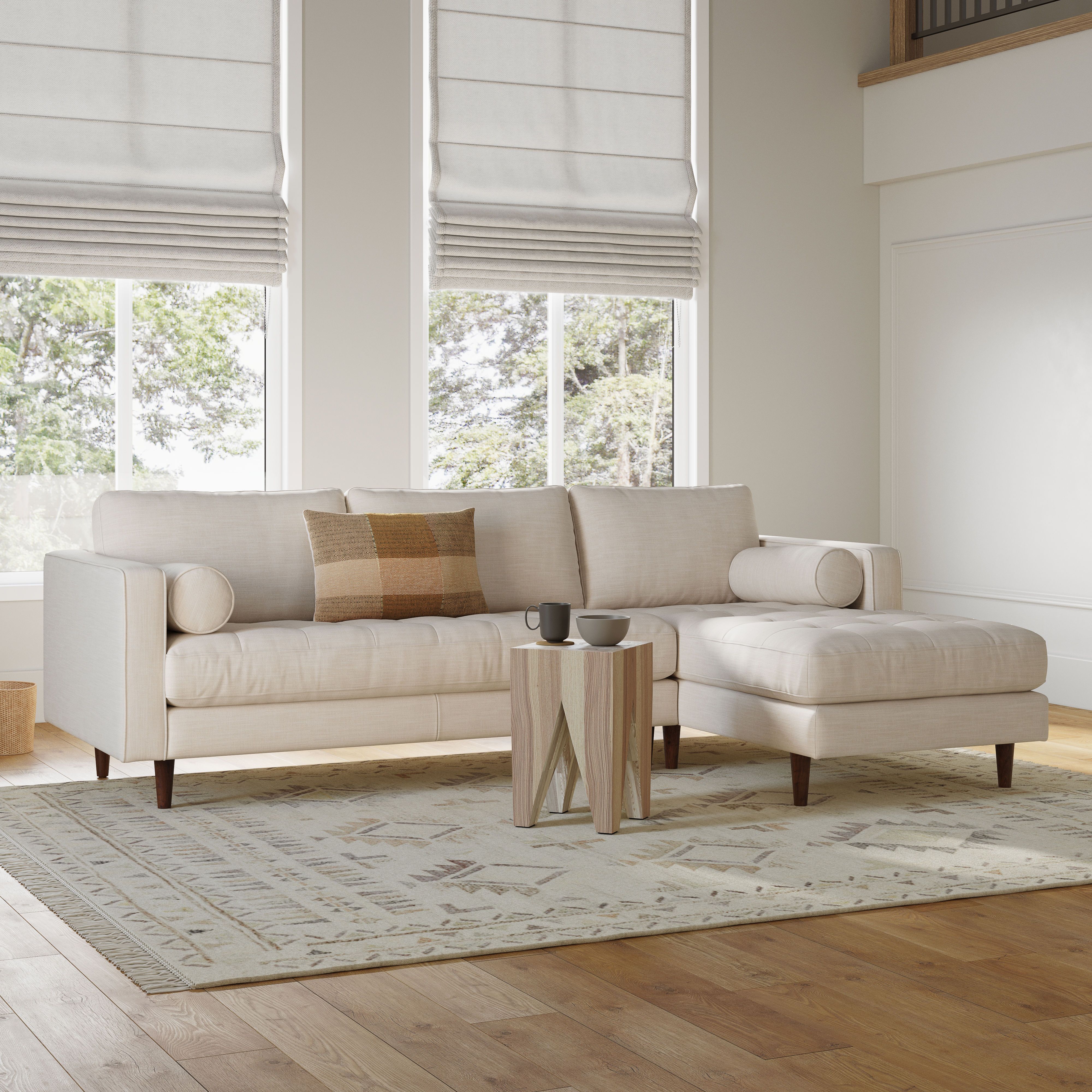 Sven Tufted Right Sectional thumbnail 2