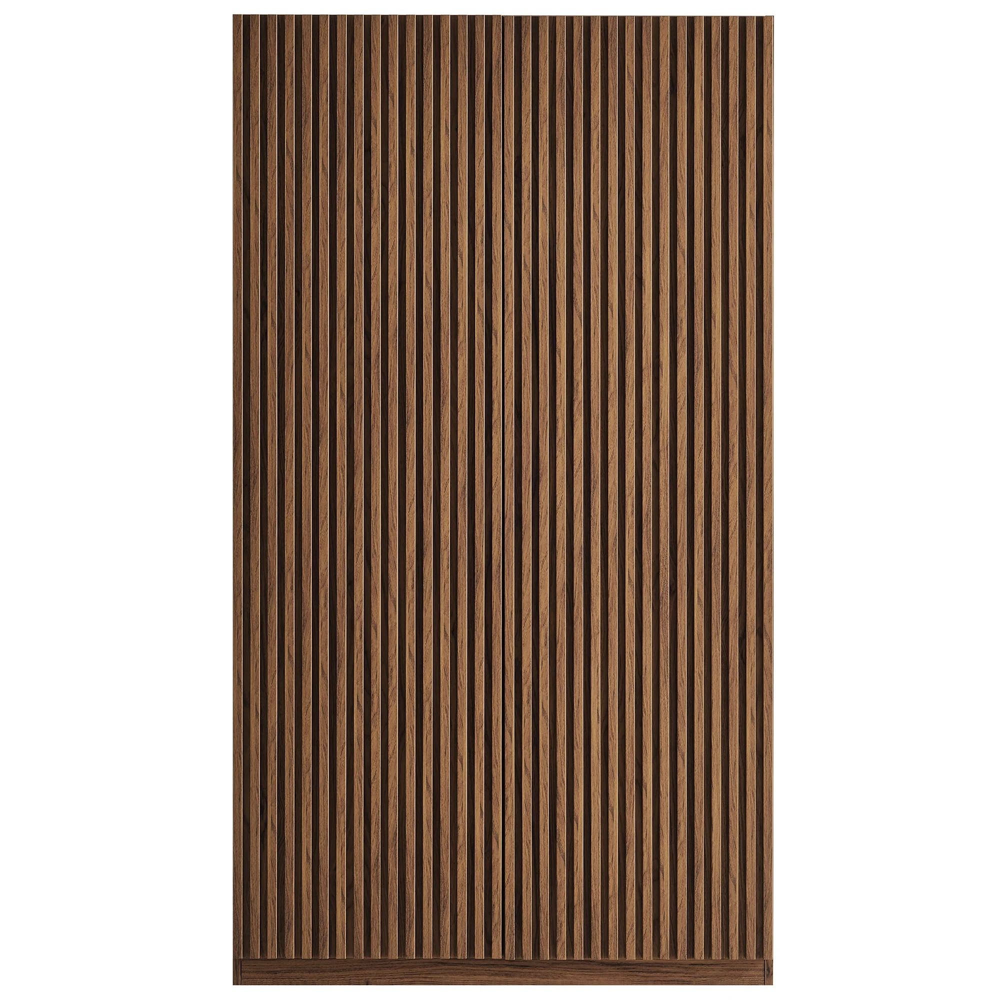 Grayson 2 Door Walnut Wardrobe thumbnail 3