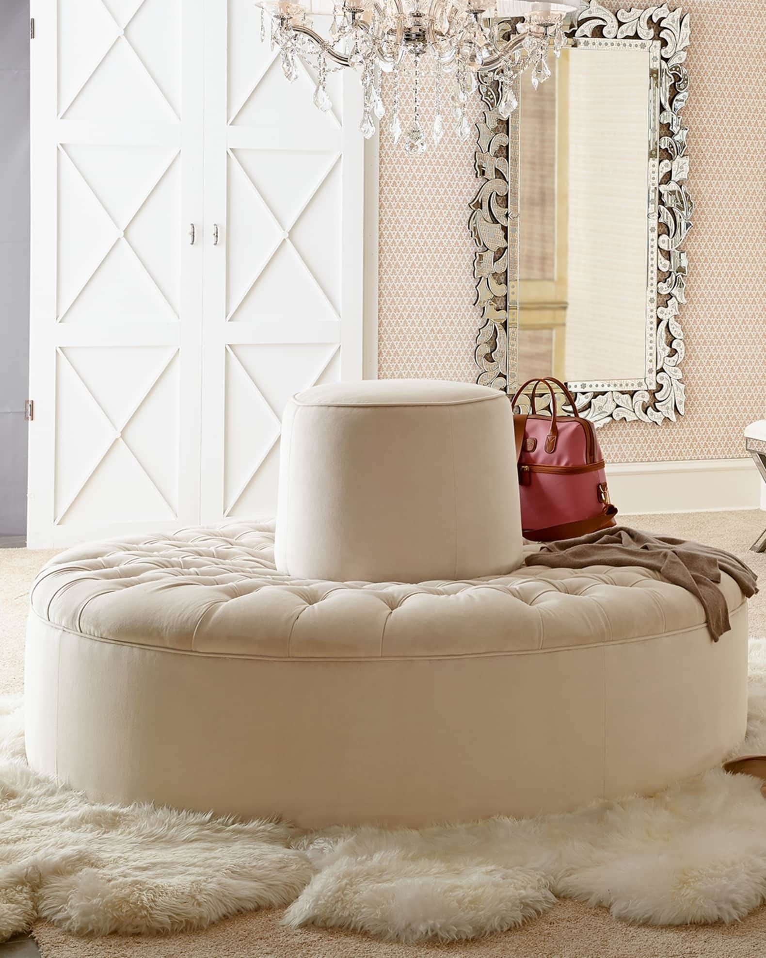 Audrey Tufted Conversation Settee thumbnail 3