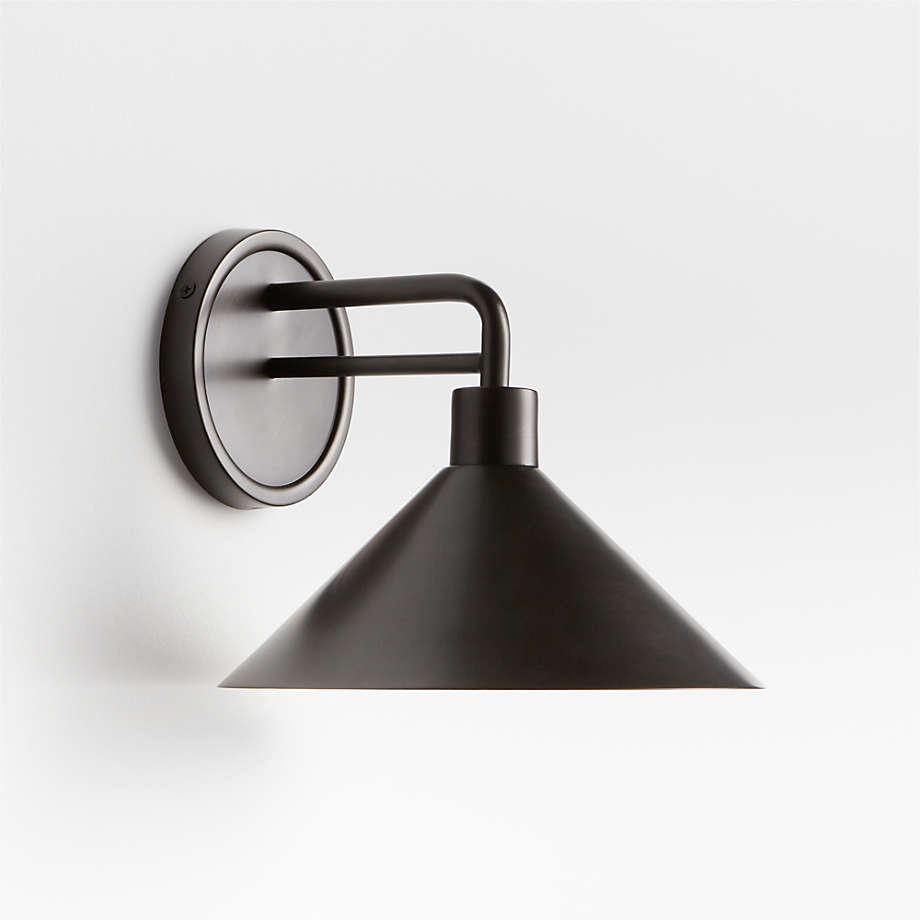 Andre Black Wall Sconce Light thumbnail 2