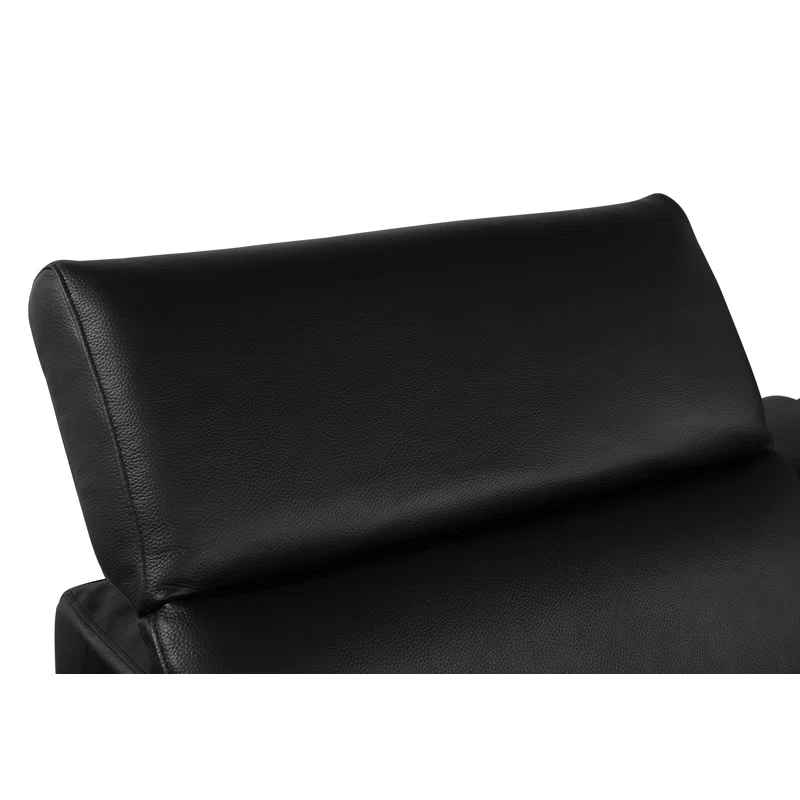 3-Power Seat Reclining Italian Leather Sofa With Power Headrest thumbnail 6