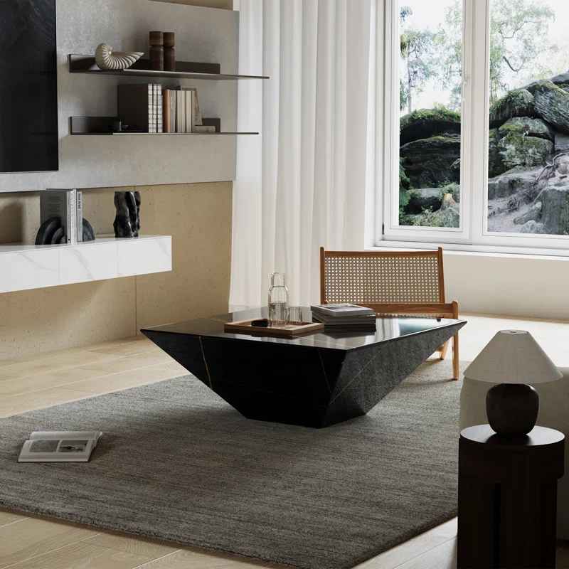 Dainera Modern Drum Coffee Table thumbnail 6