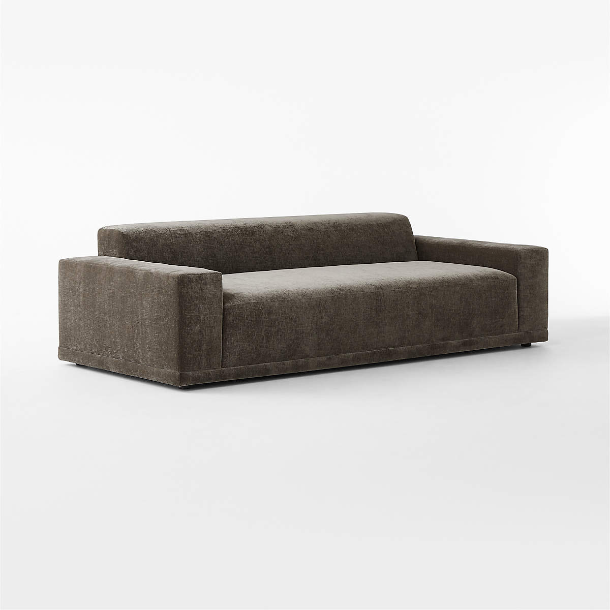 Faible 100 Grey Performance Velvet Sofa thumbnail 2
