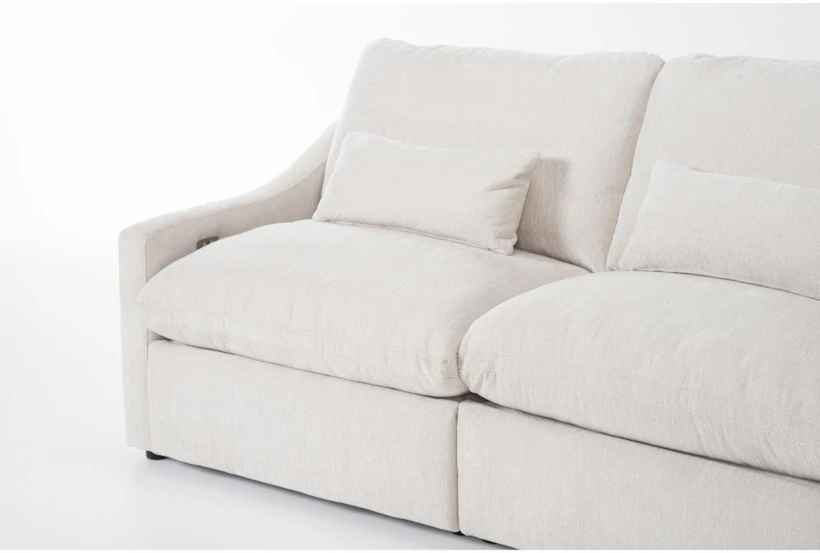 Kennedy Cream 3 Piece Power Triple Reclining Modular Sofa thumbnail 5