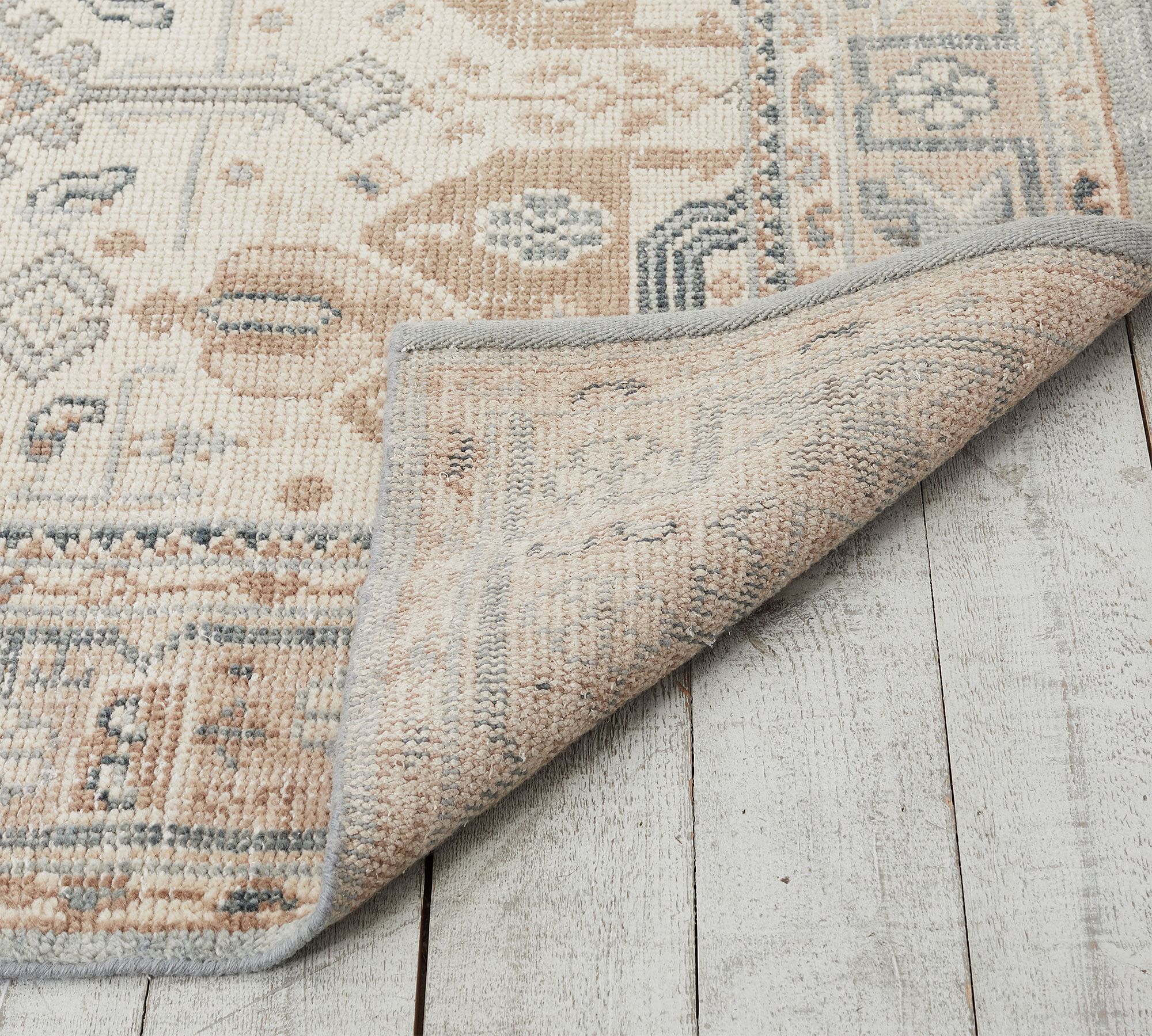 Nicolette Hand Knotted Wool Rug 6'x9' thumbnail 3