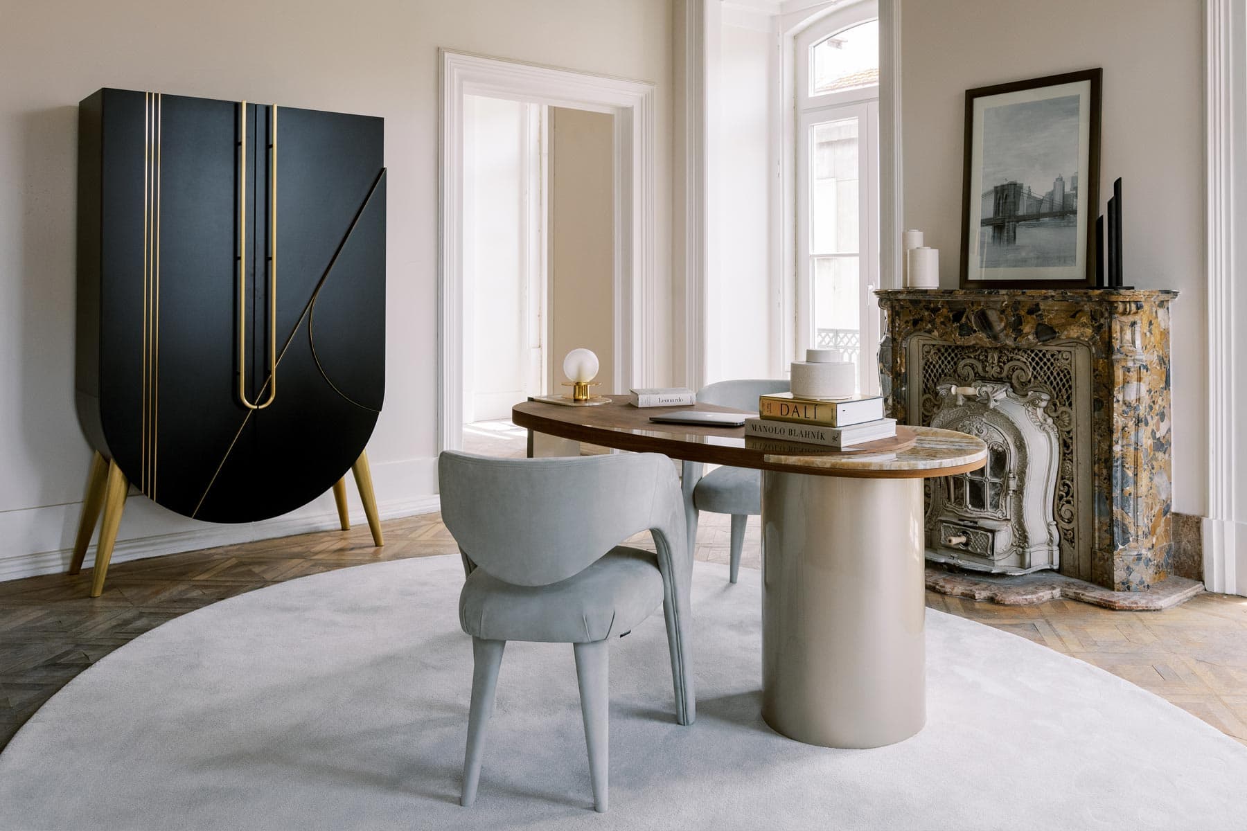 Armona Modern Desk thumbnail 2