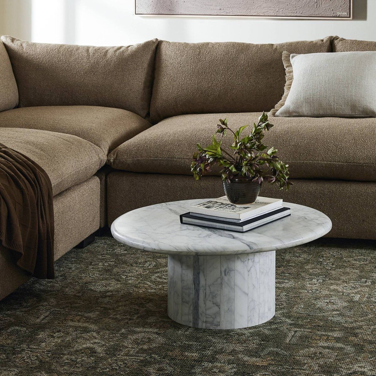 Sandra Small Marble Nesting Coffee Table thumbnail 2