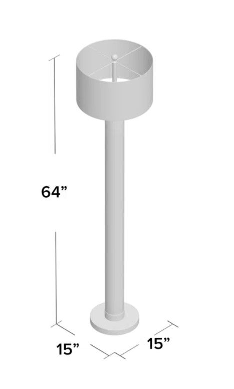 Cecelia 64'' Traditional Floor Lamp thumbnail 5