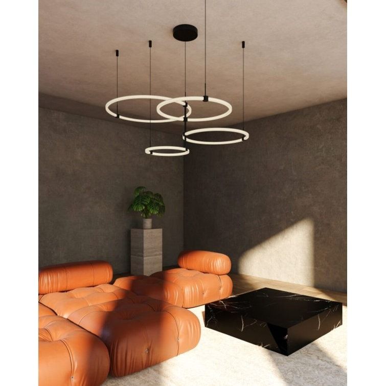 Bruni 4 Light LED Chandelier thumbnail 2