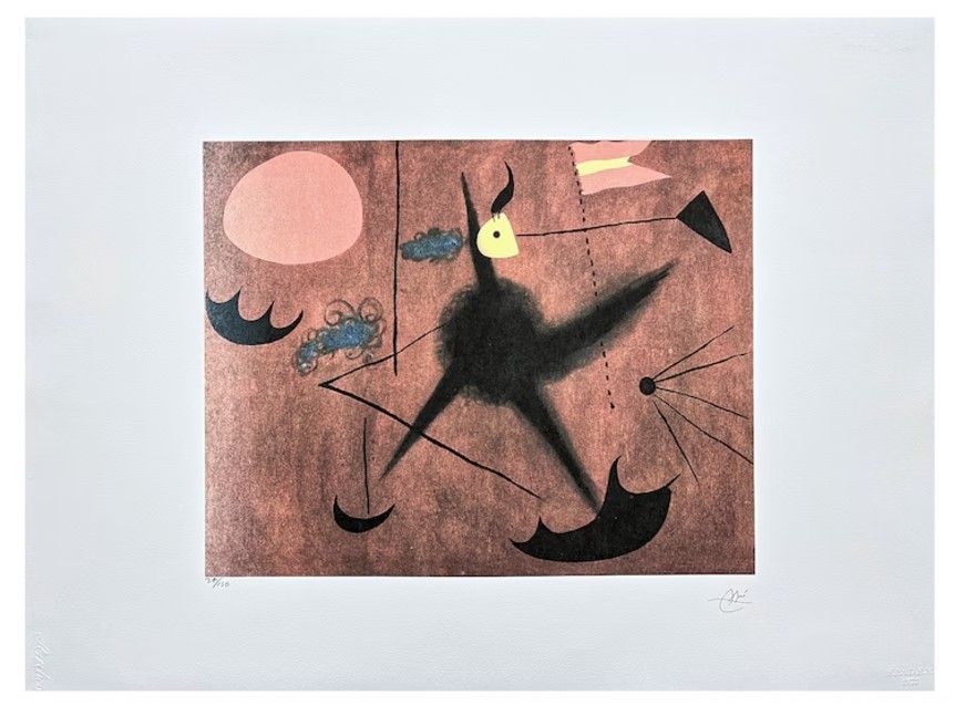 JOAN MIRO Wall Art 34"x26" thumbnail 2
