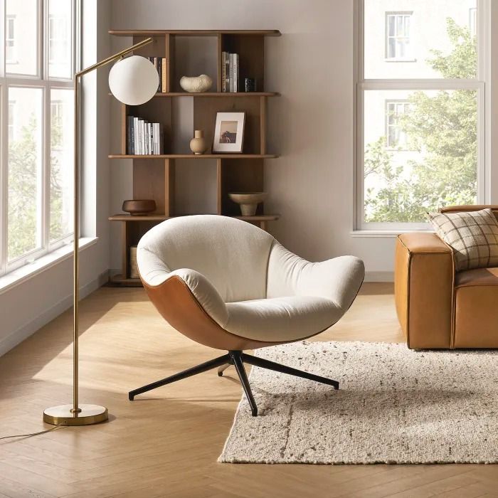 Arden Performance Fabric Swivel Armchair thumbnail 2