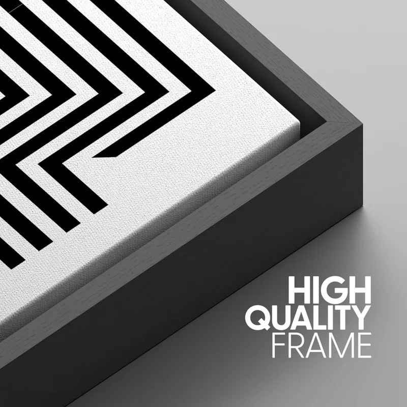 Black And White Stripes And Lines Geometric Patterns -2 thumbnail 4