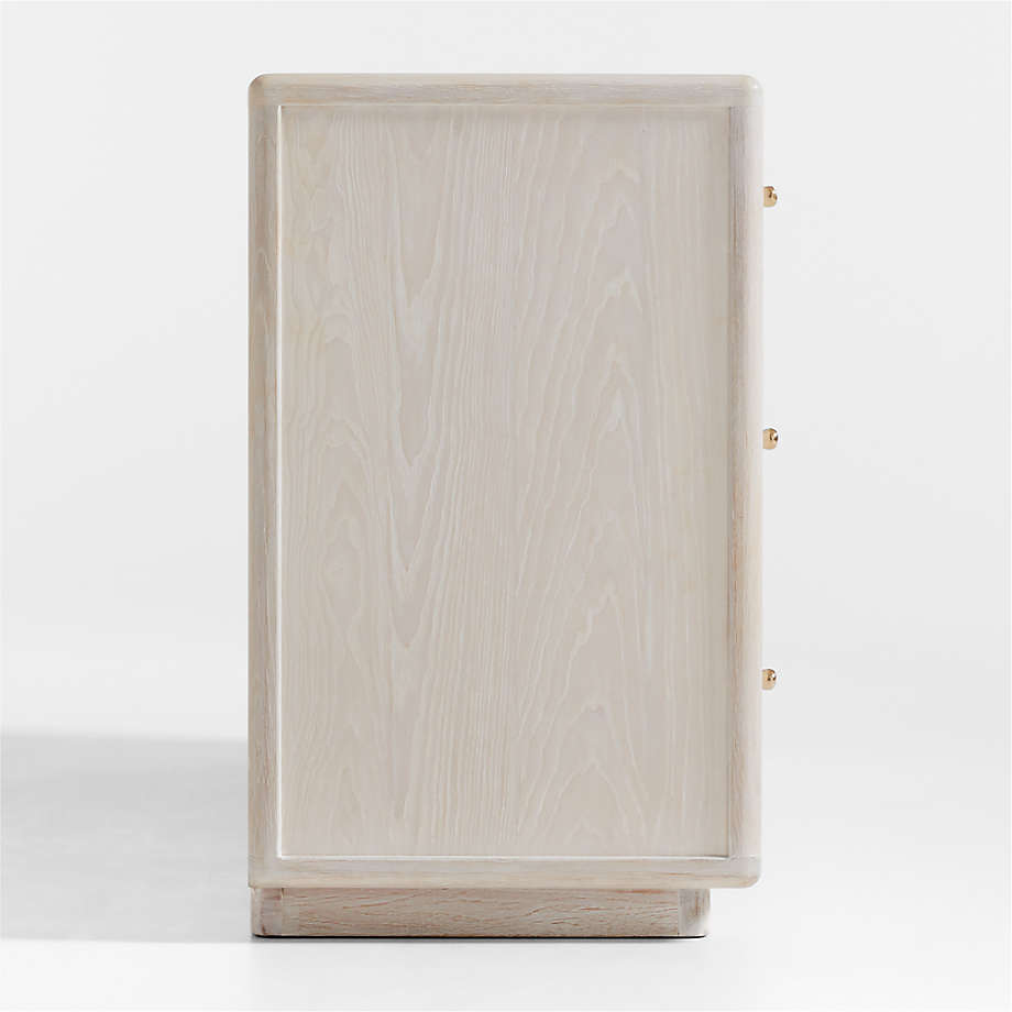 Lafayette Whitewashed Wood 9 Drawer Dresser thumbnail 2