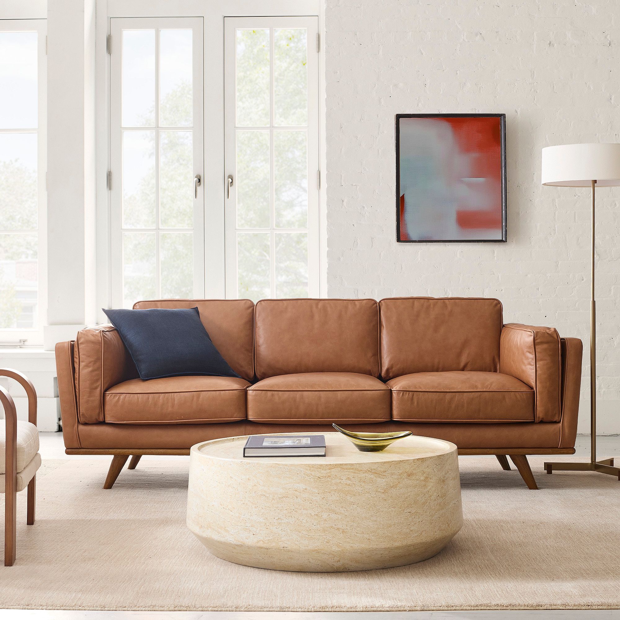 Zander Leather Sofa thumbnail 2