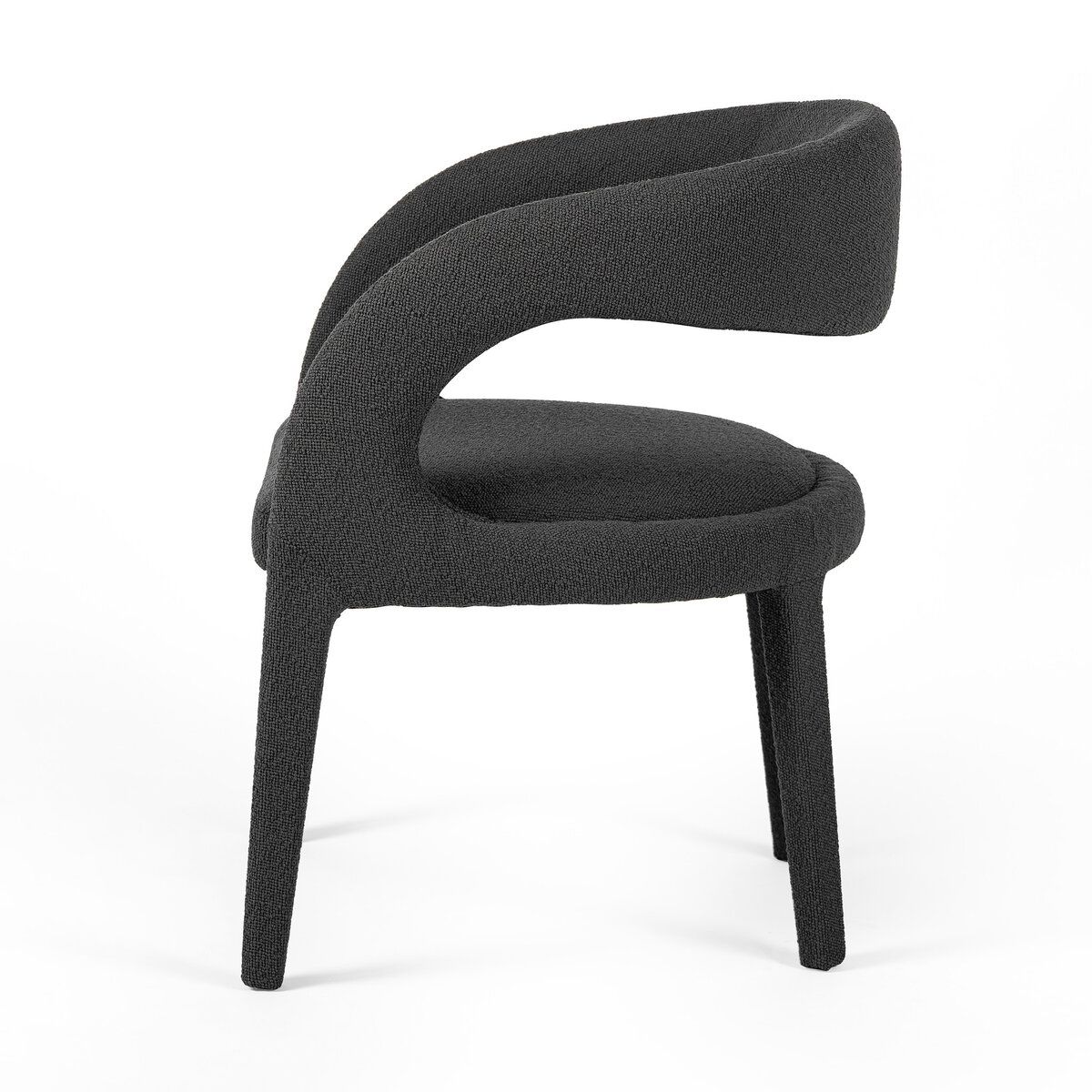 Savile Charcoal Dining Chair thumbnail 4