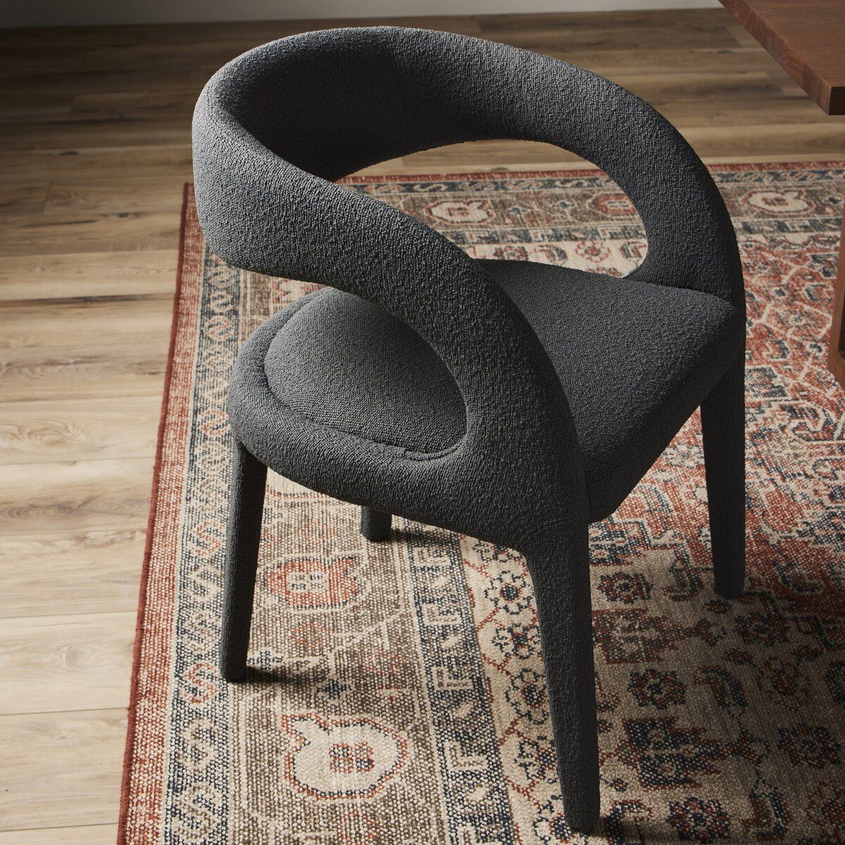 Savile Charcoal Dining Chair thumbnail 8