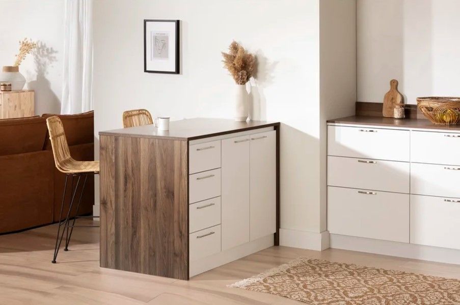 Myro 47.25'' Wide Kitchen Island thumbnail 3