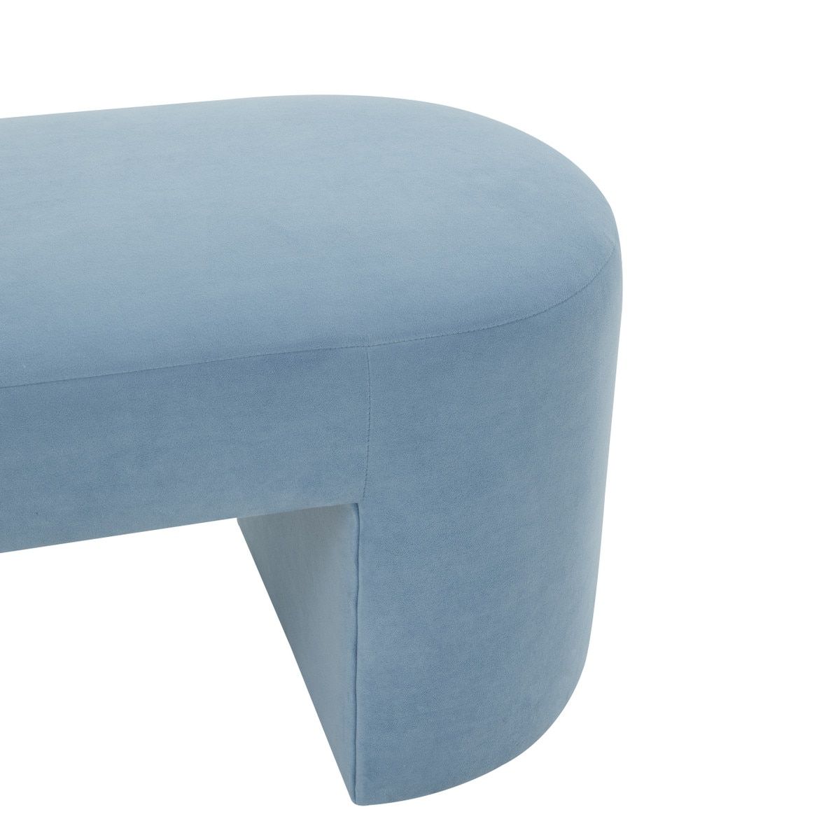 Selena Blue Velvet Bench thumbnail 5