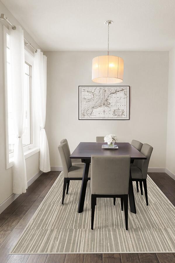 Caspian Stripe Natural Rug-5'x7' thumbnail 3