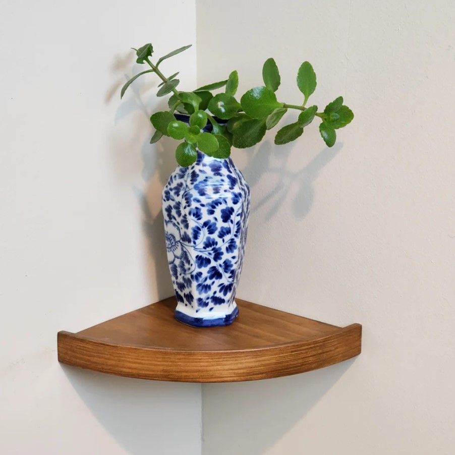 Corner Shelf with Round Front Barrier Edge thumbnail 2