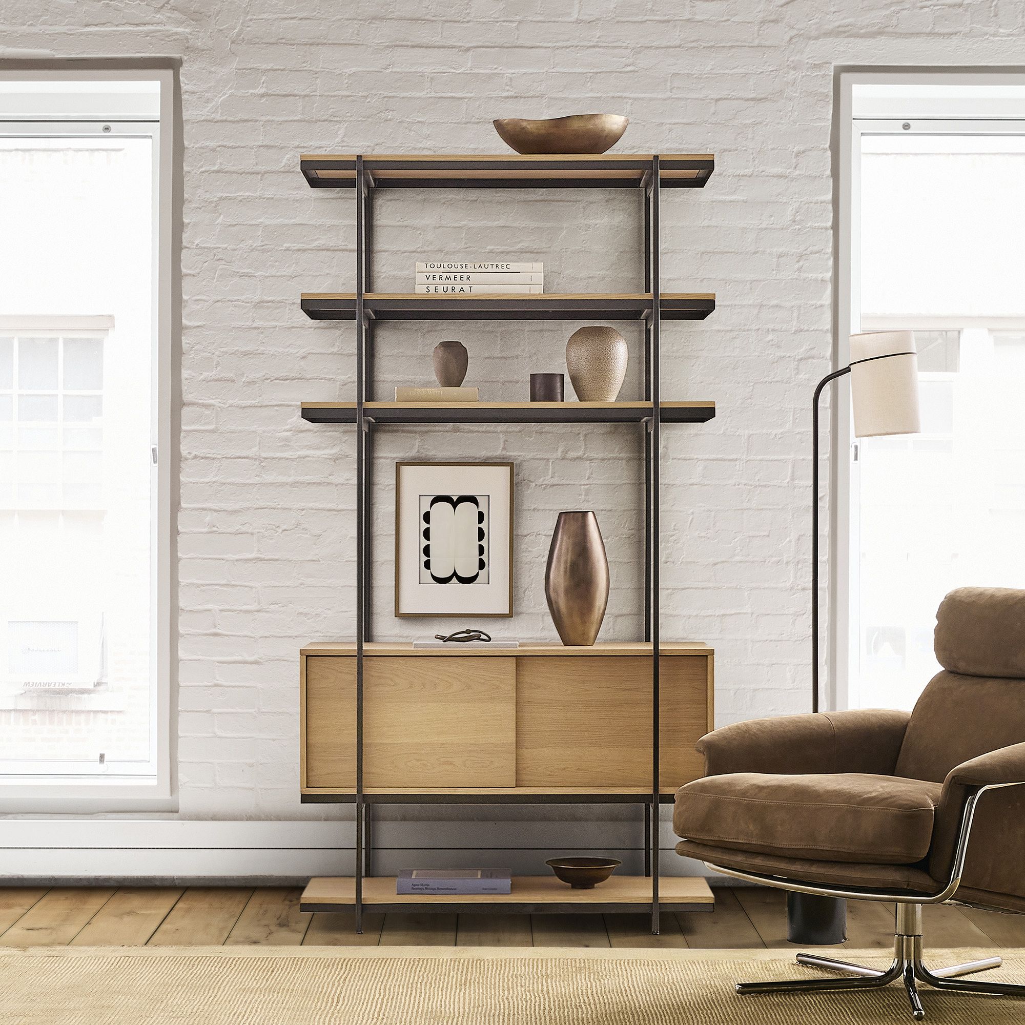 Pierce Narrow Storage Shelf Unit thumbnail 3