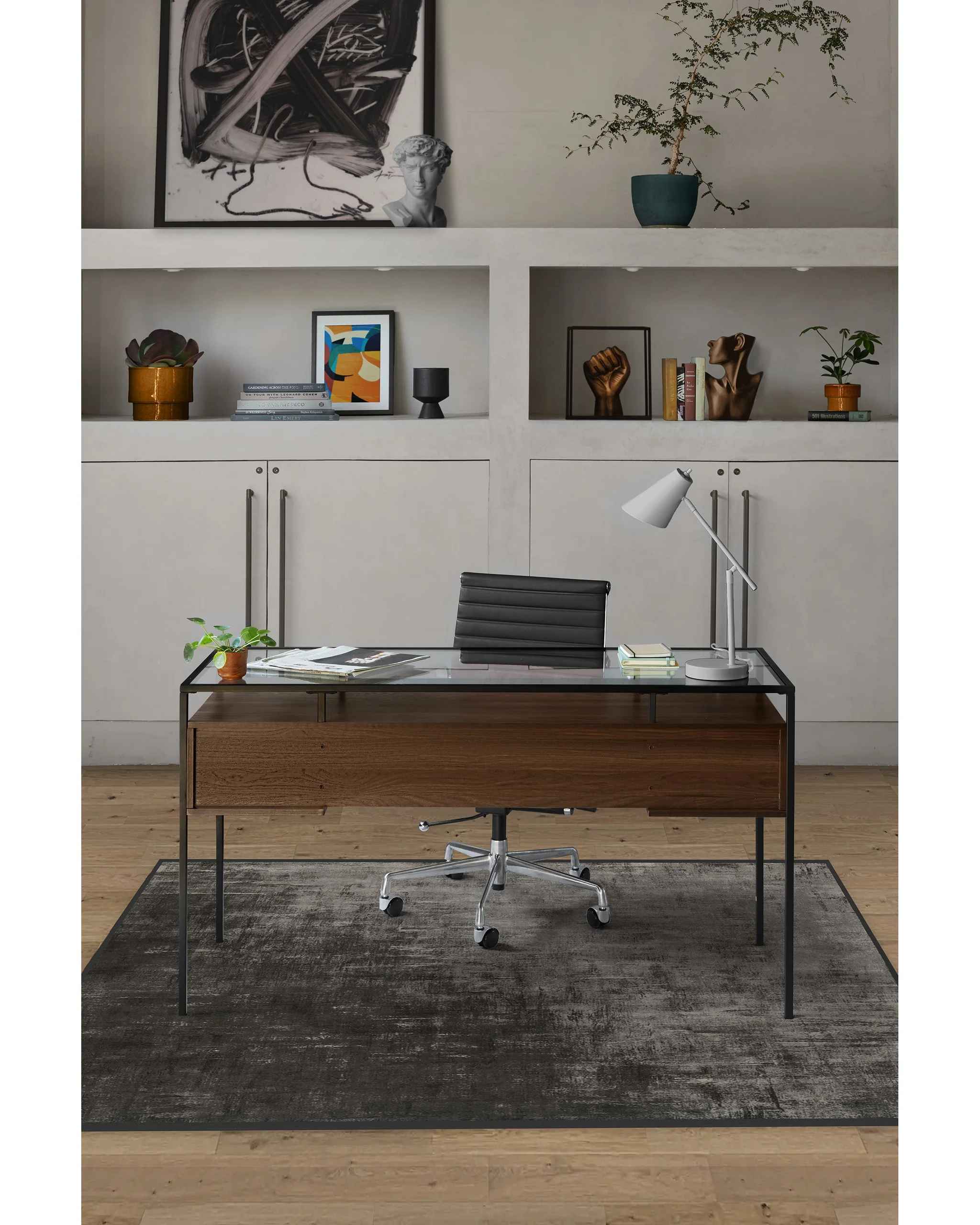 Impasto Greyscale Rug-4'x6' thumbnail 2